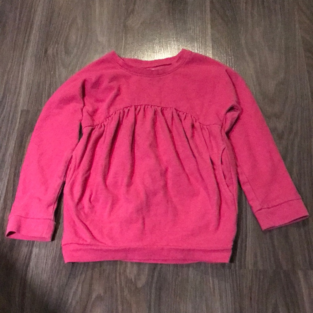 Old Navy Pink Long Sleeve Shirt with Front Pockets size 5T